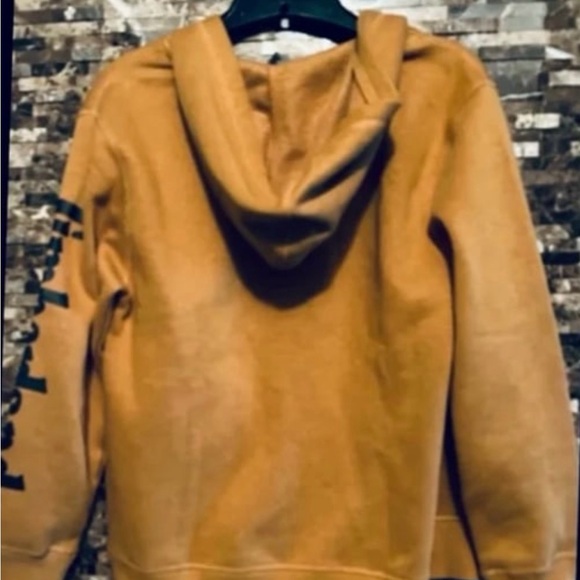 Boys Timberland Tan Full-Zip Hoodie - Picture 4 of 5